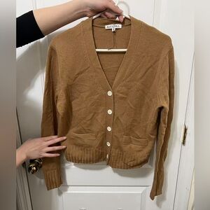 Alex Mill Bleeker Women's Camel Cardigan Sweater